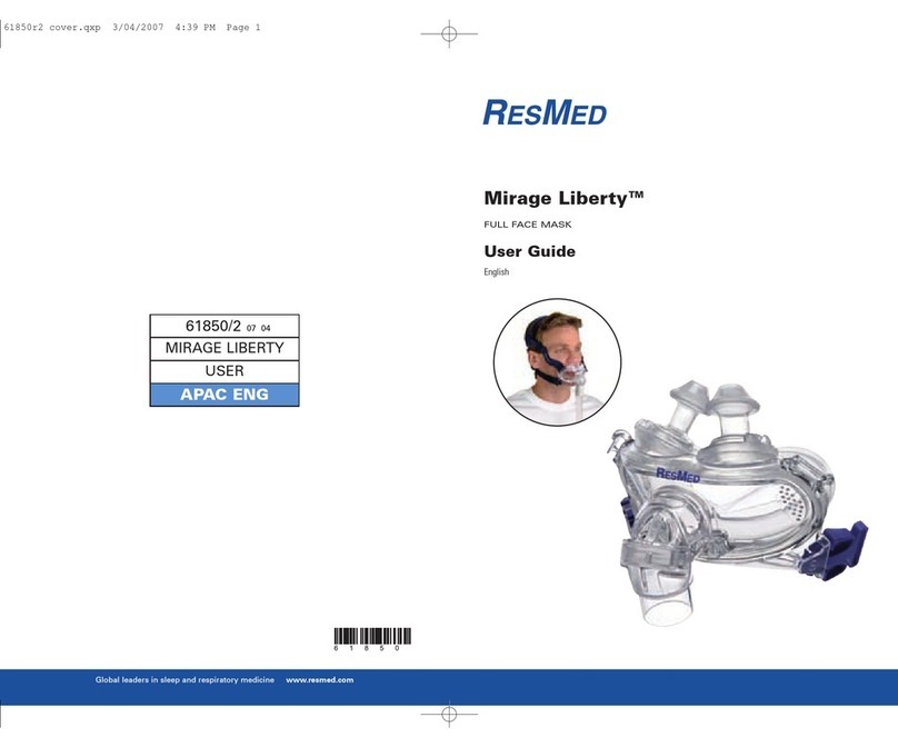 ResMed MIRAGE LIBERTY 61850/2 User manual ResMed MIRAGE LIBERTY 61850/2 User manual