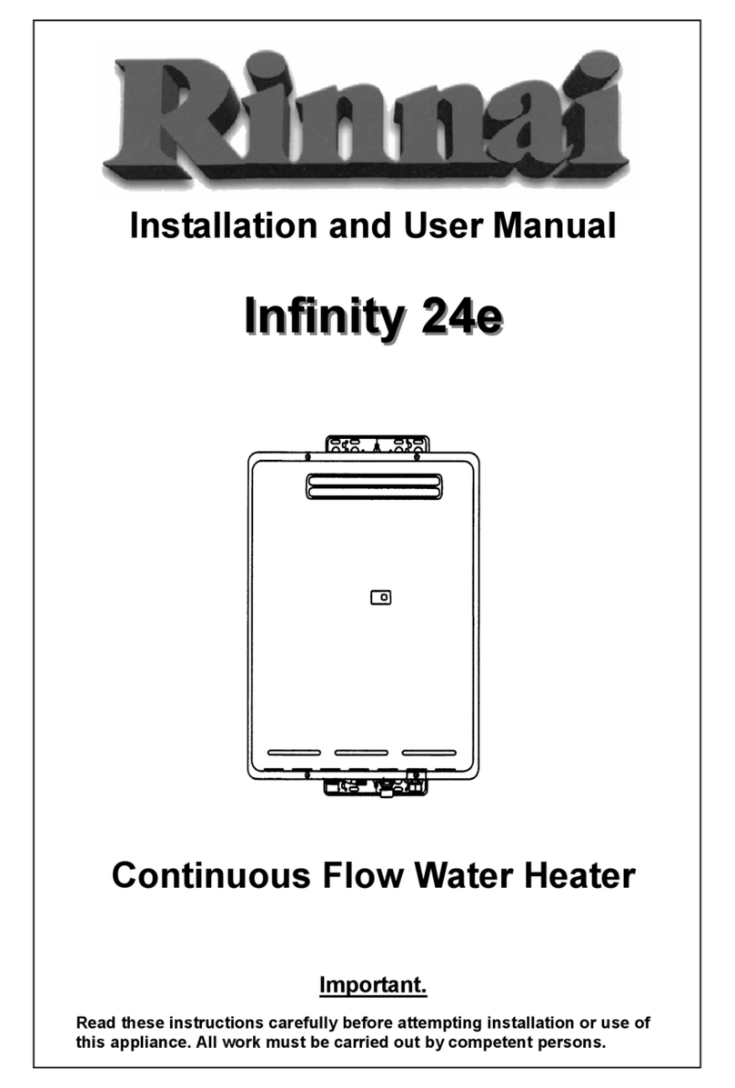 Rinnai Infinity 24e User manual