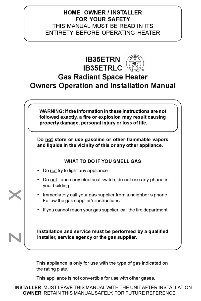 Rinnai IB35ETRLC Quick start guide