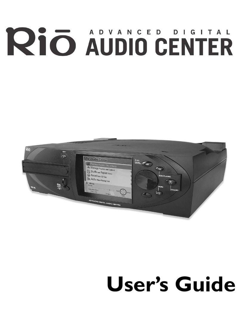 Rio Advanced Digital Audio Center user guide