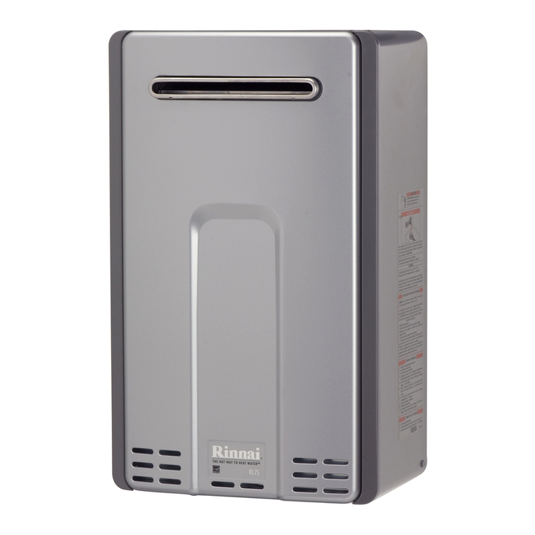 Rinnai Circ-Logic RL75e Specification sheet