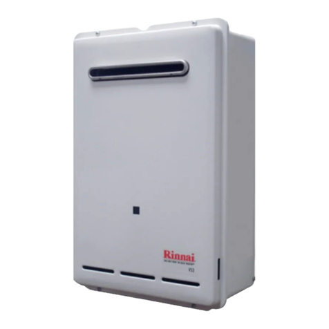 Rinnai RV53E Operation and installation manual