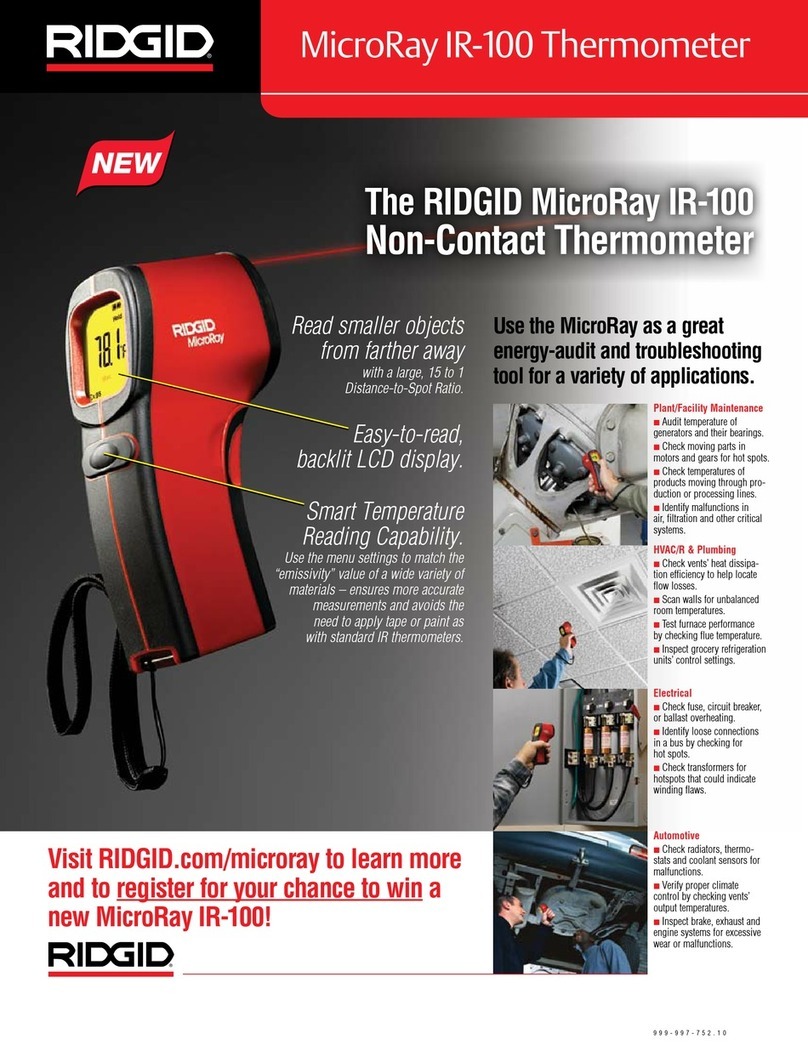 RIDGID MicroRay IR-100 brochure