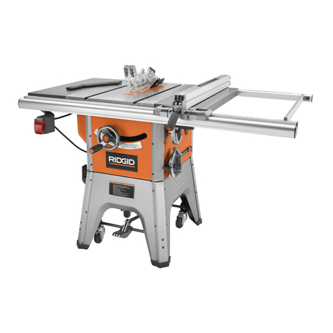RIDGID TS3660 User manual