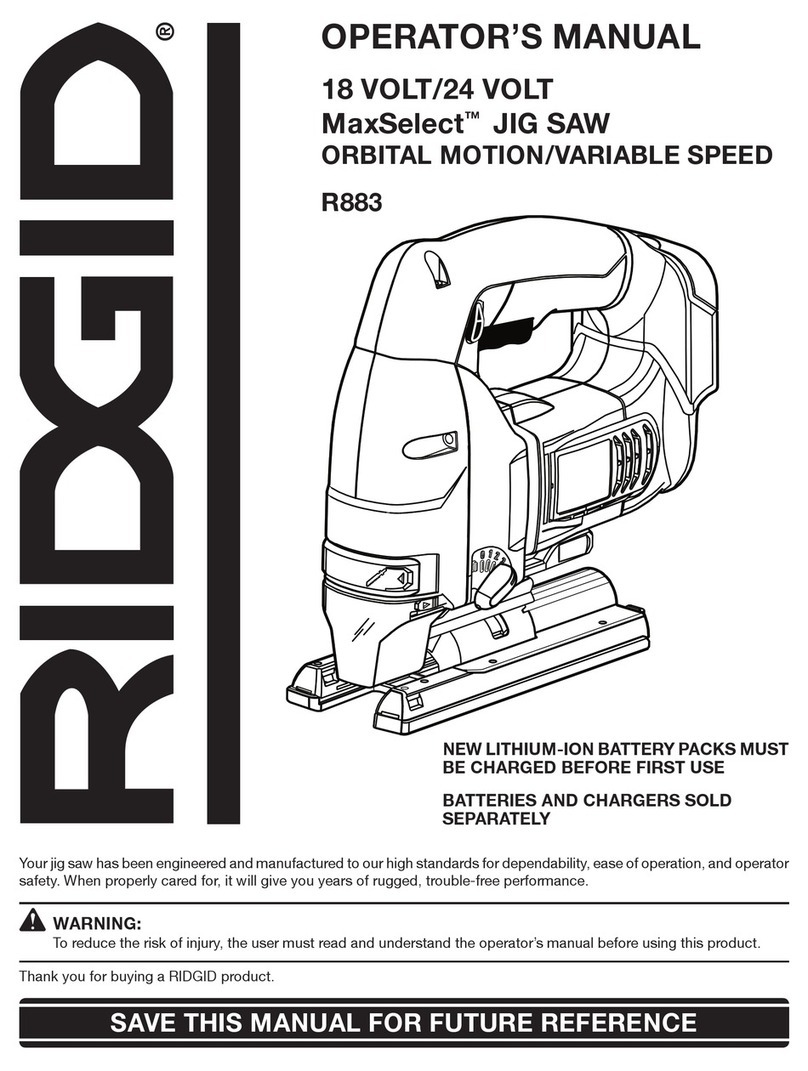 RIDGID R883 User manual RIDGID R883 User manual