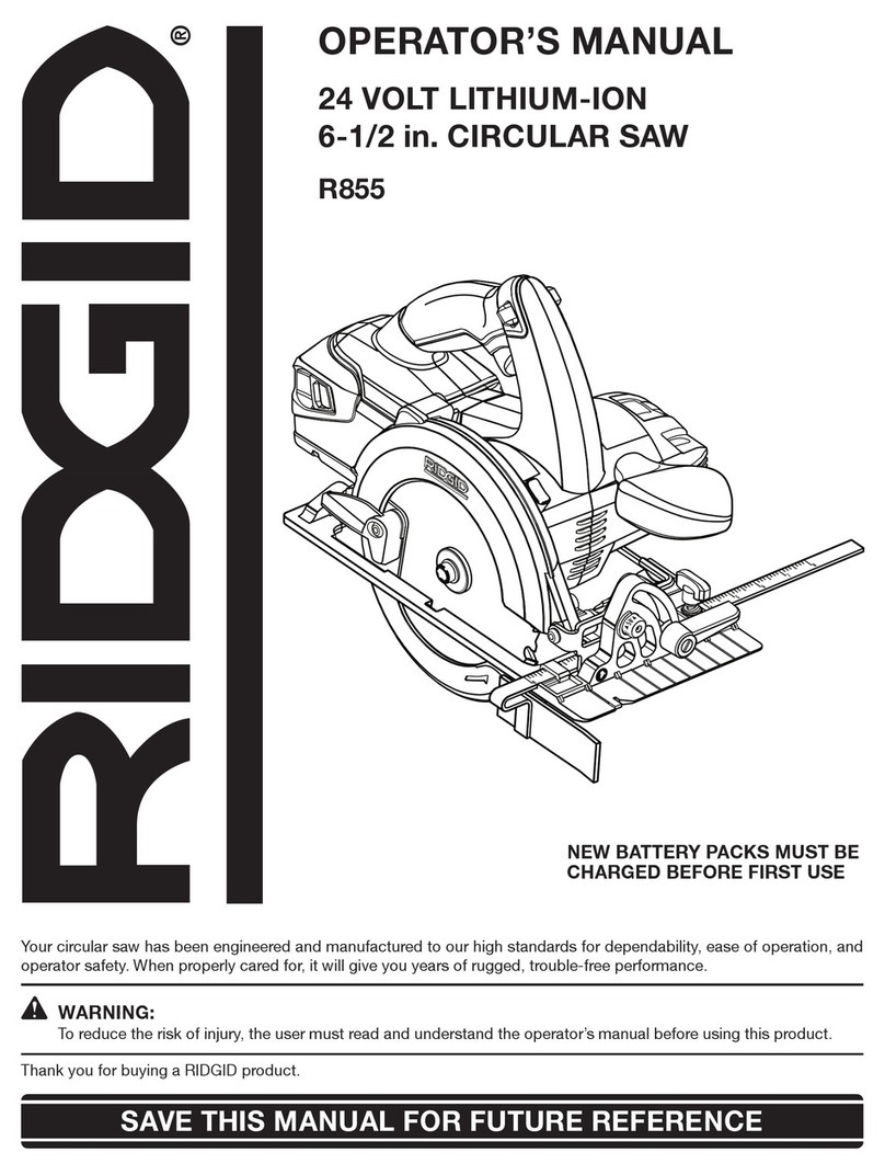 RIDGID R855 Operator's manual