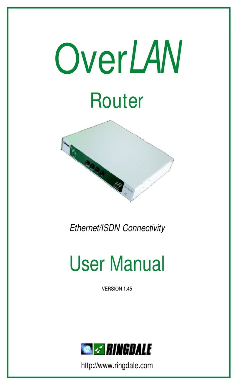 Ringdale ISDN Router ISDN User manual