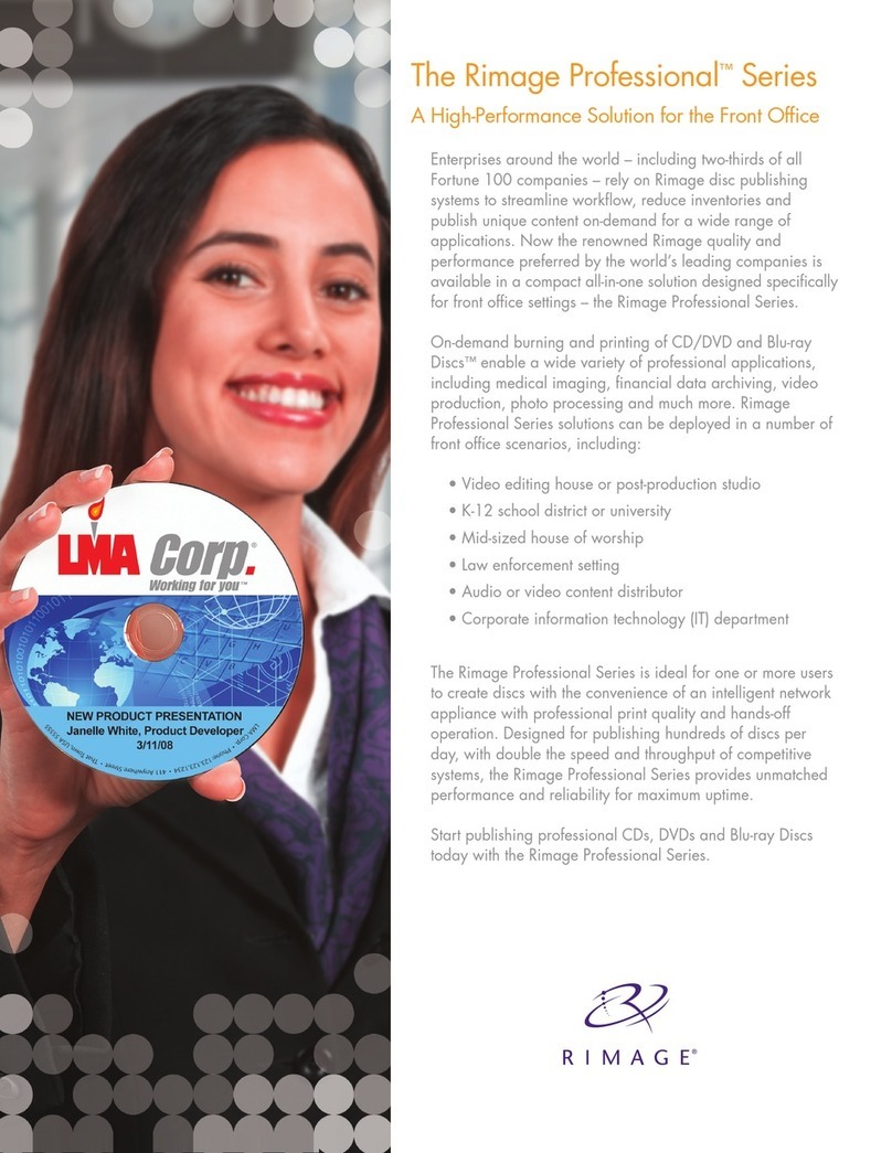 Rimage Professional 5100N User manual