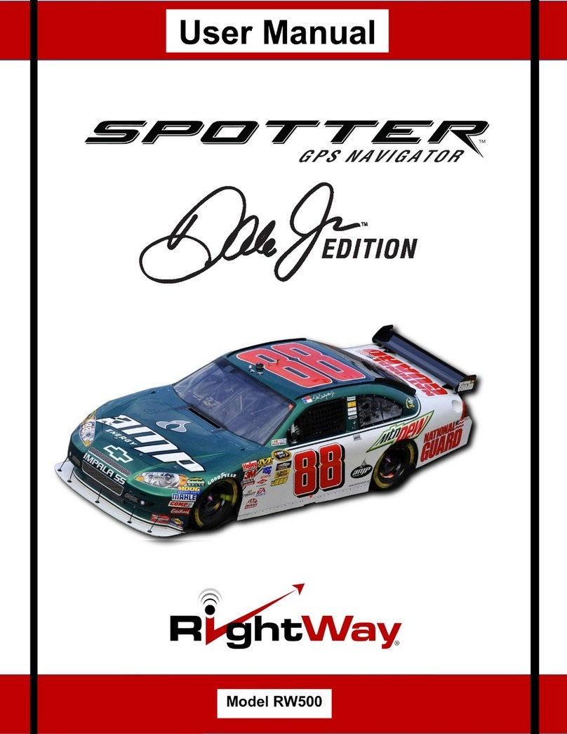 RightWay SPOTTER DALE JR. EDITION User manual