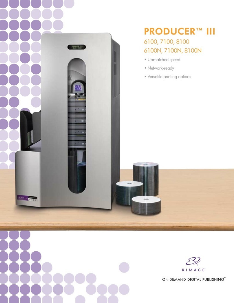 Rimage Producer III 6100 Brochure & specs