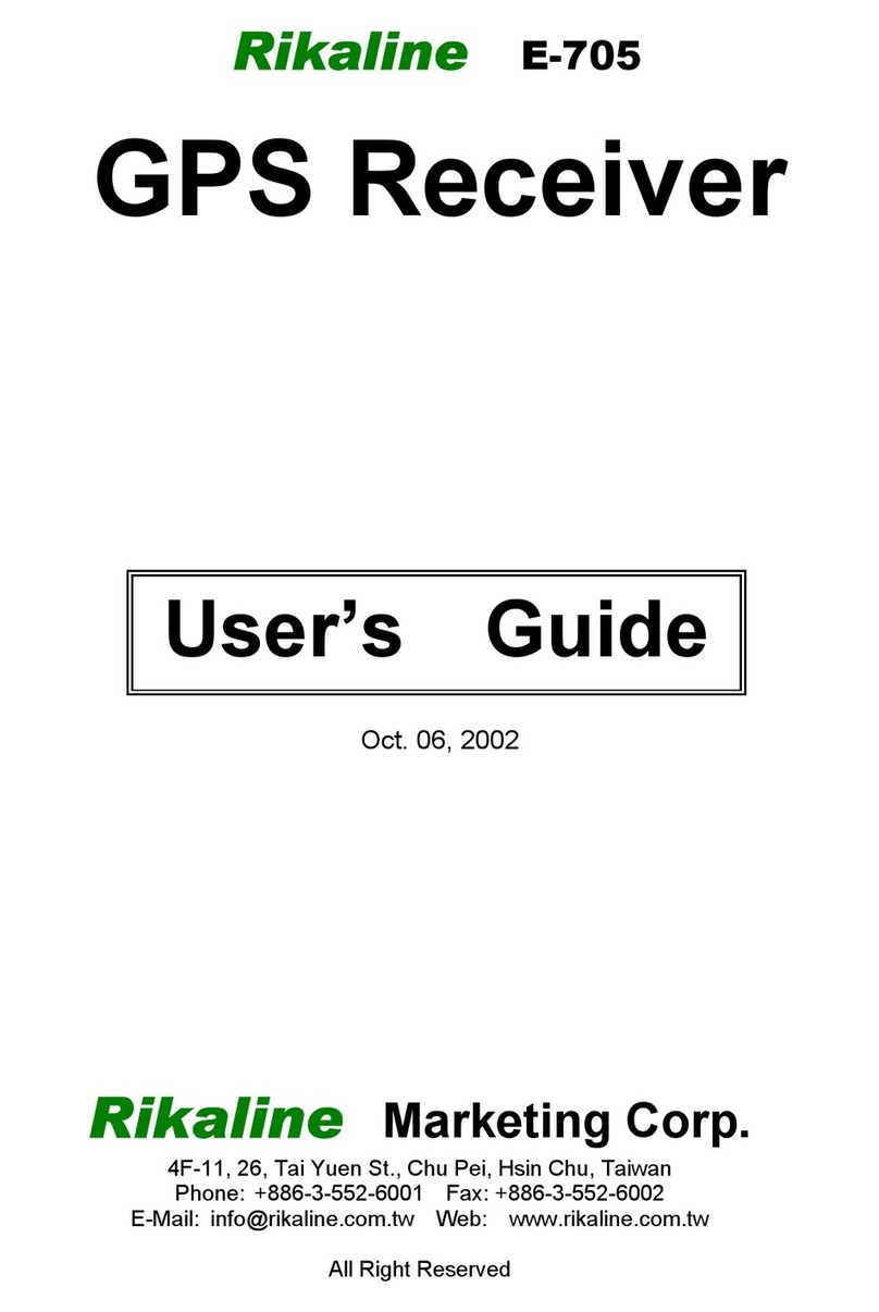 Rikaline E-705 User manual