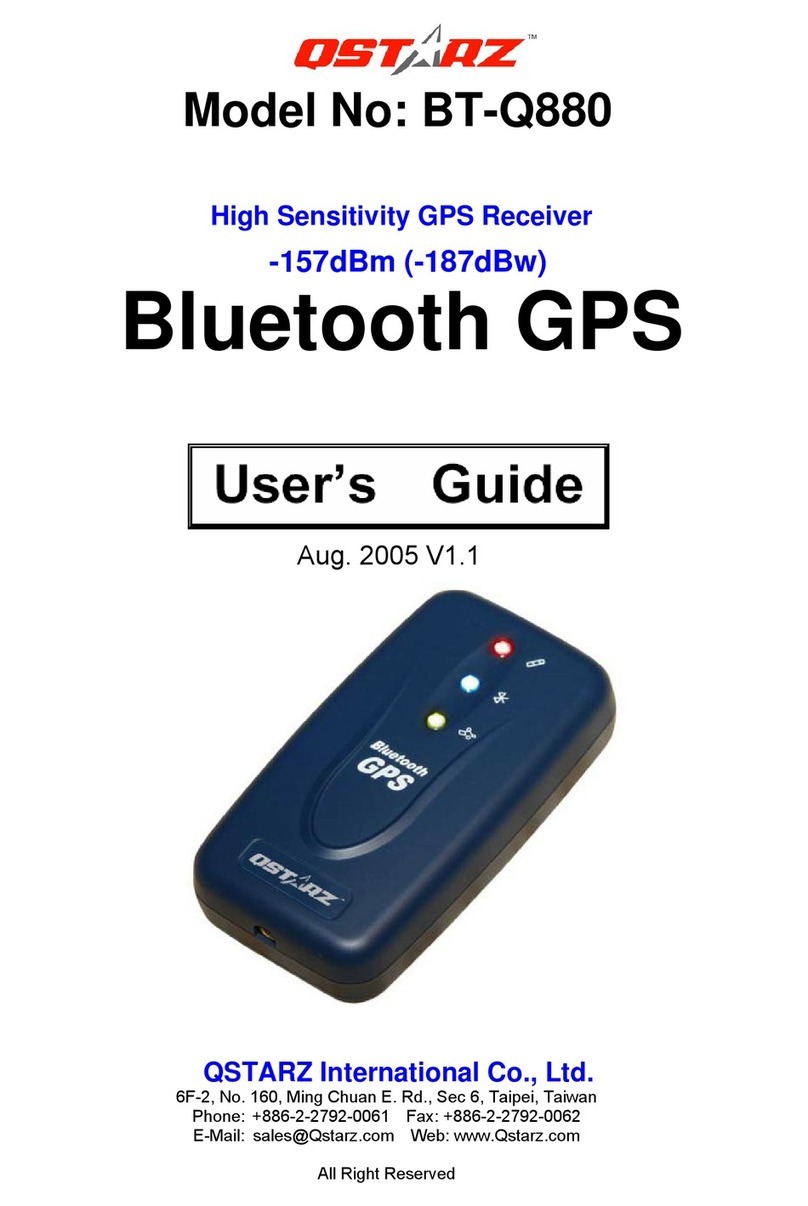 Qstarz BT-Q880 User manual