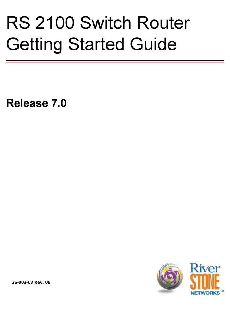 Riverstone Networks RS 2100 Getting started guide