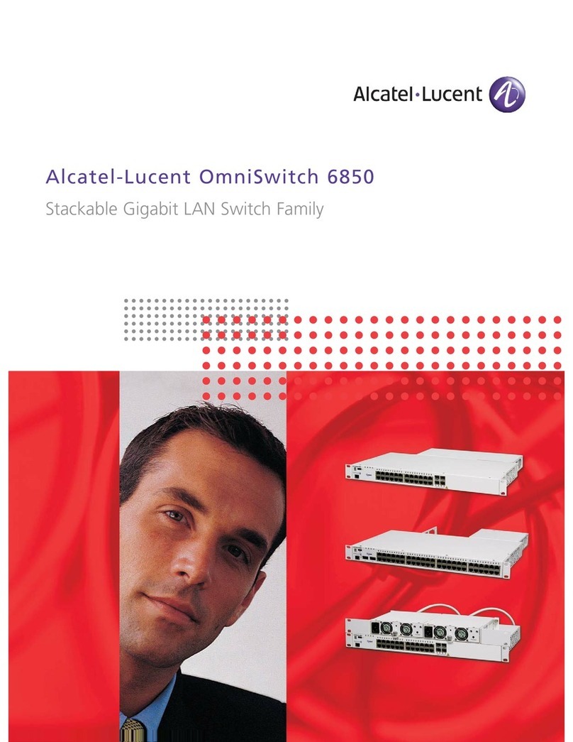 Alcatel-Lucent OmniSwitch 6850 Series User manual