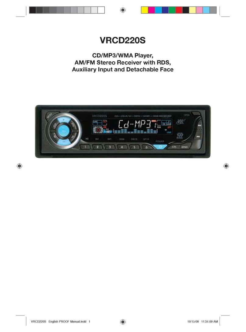 VR3 VRCD220S product manual
