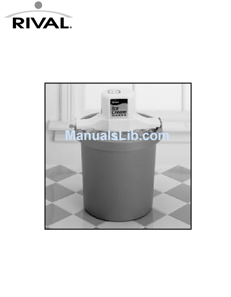 Rival 8405 User manual Rival 8405 User manual