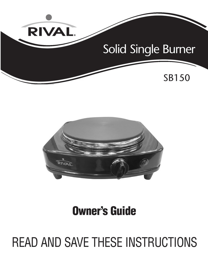 Rival SB150 owner's guide