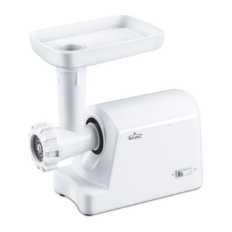 Rival Food Grinder owner's guide