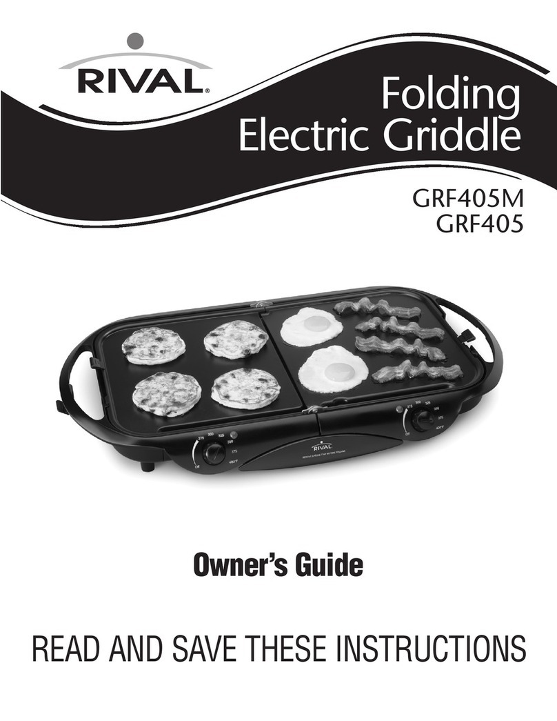 Rival GRF405 User manual