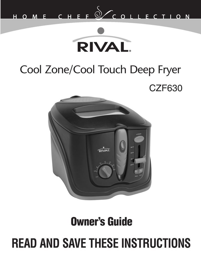 Rival COOL ZONE CZF630 owner's guide