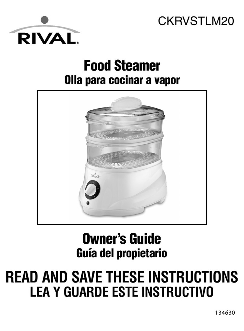 Rival CKRVSTLM20 owner's guide