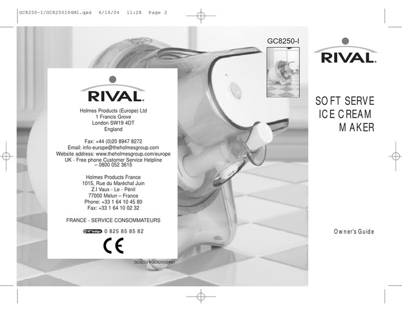 Rival GC8250-I User manual