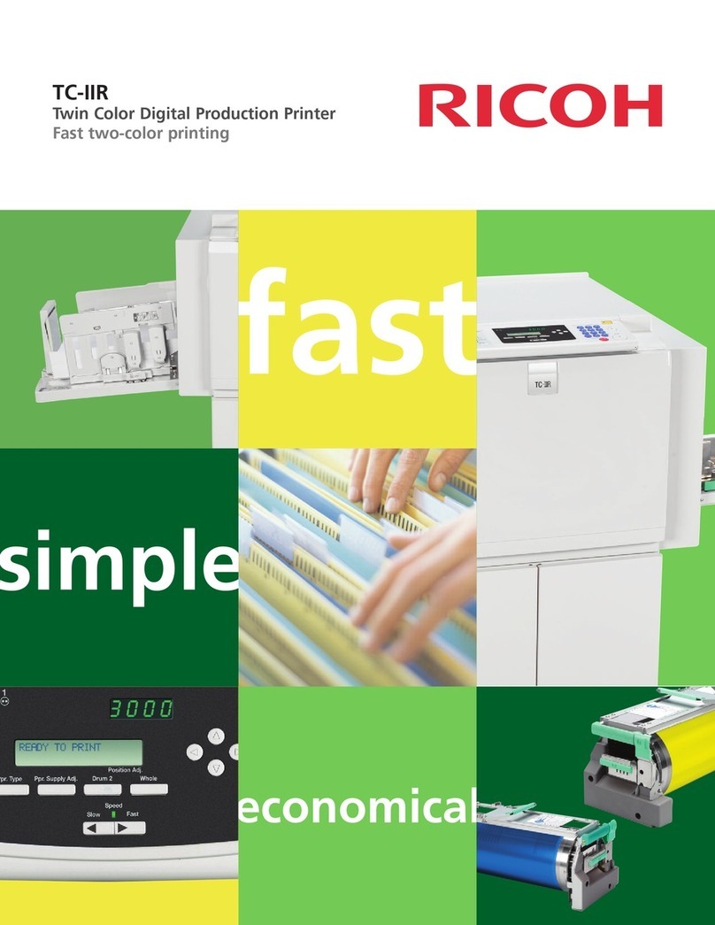 Ricoh TC-IIR User manual
