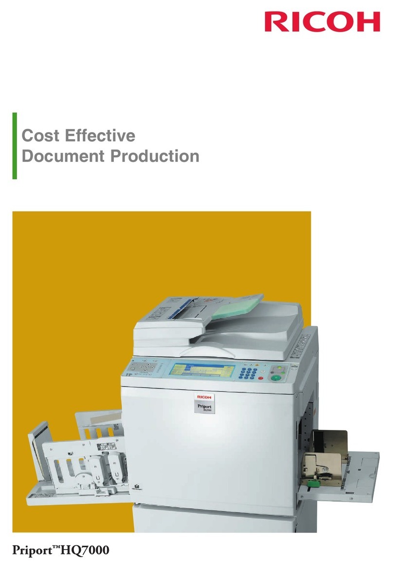 Ricoh Priport HQ7000 User manual