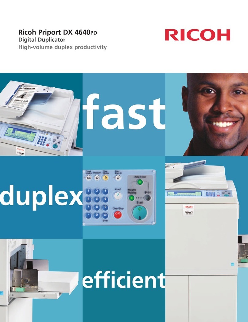 Ricoh Priport DX 4640PD Brochure & specs
