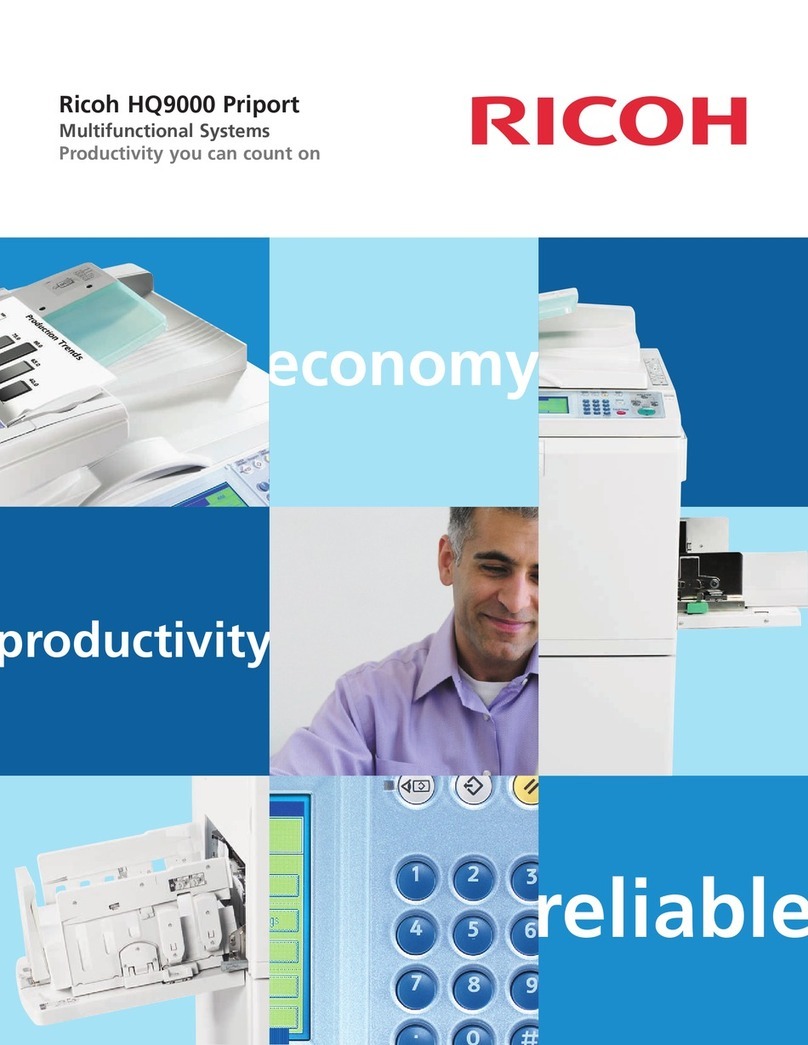 Ricoh Priport HQ9000 Brochure & specs