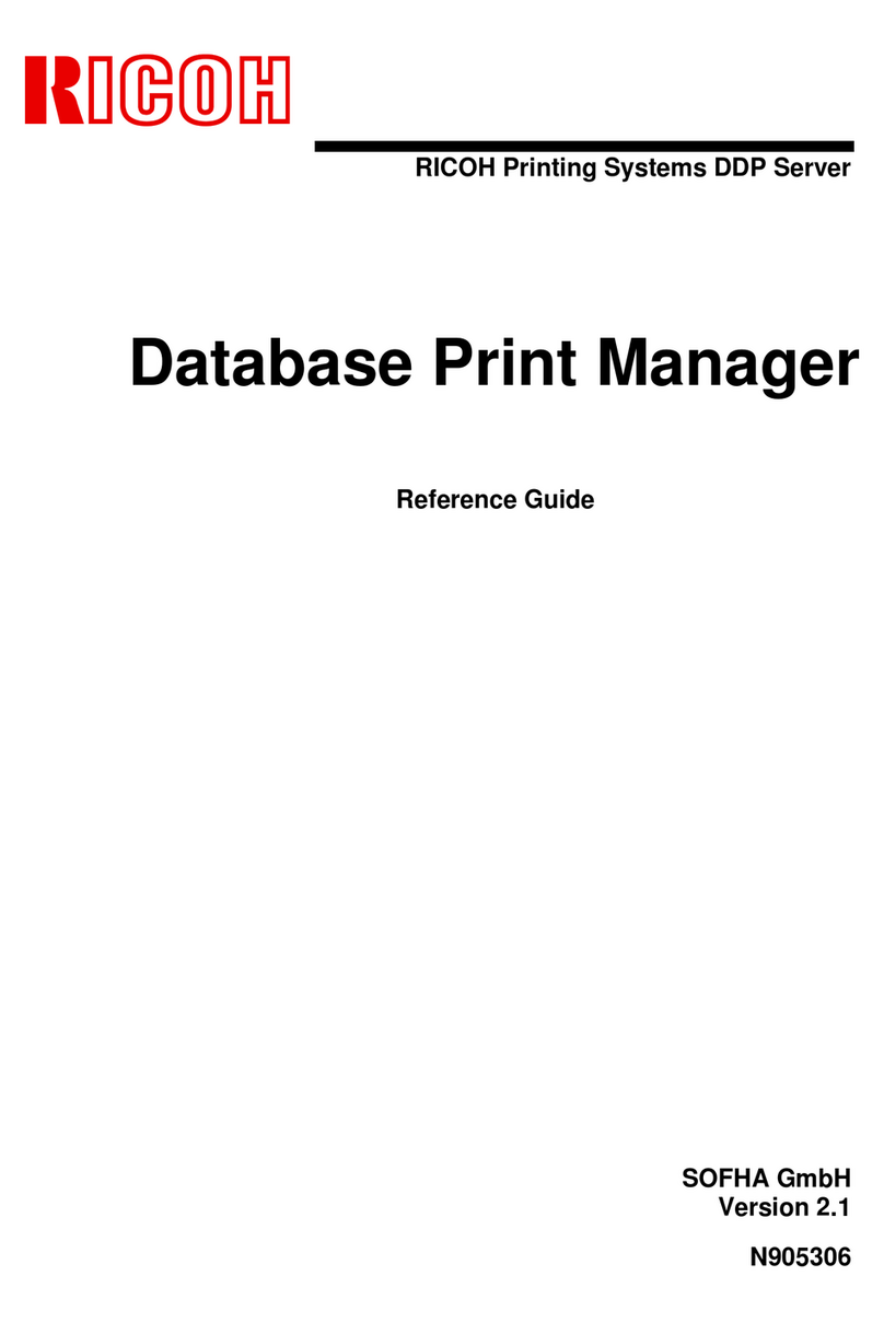 Ricoh N905306 User manual
