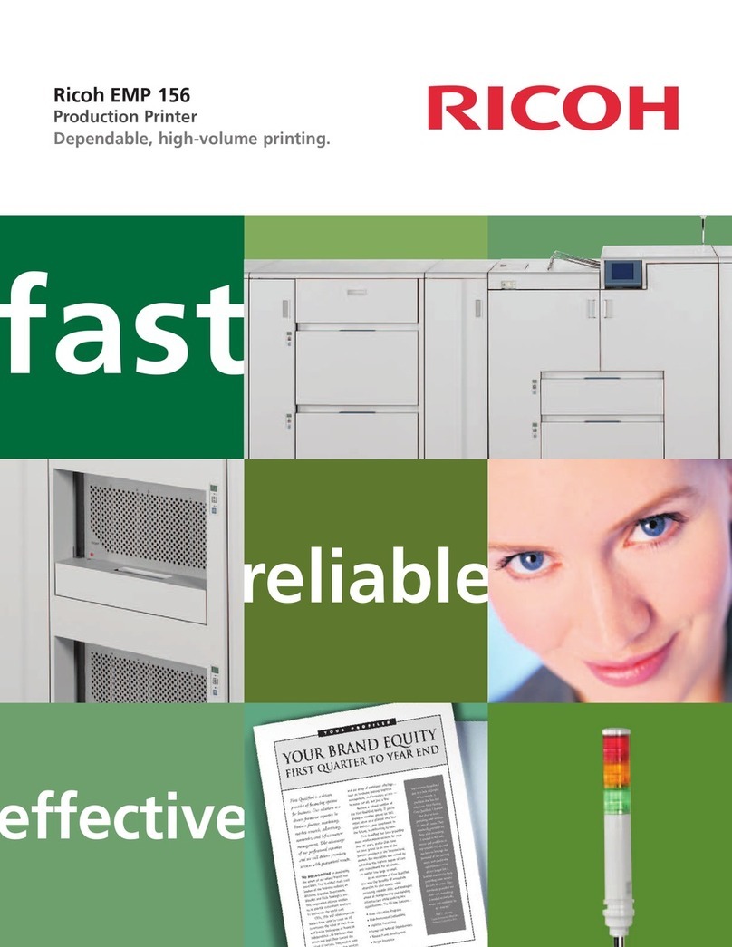 Ricoh InfoPrint EMP156 User manual