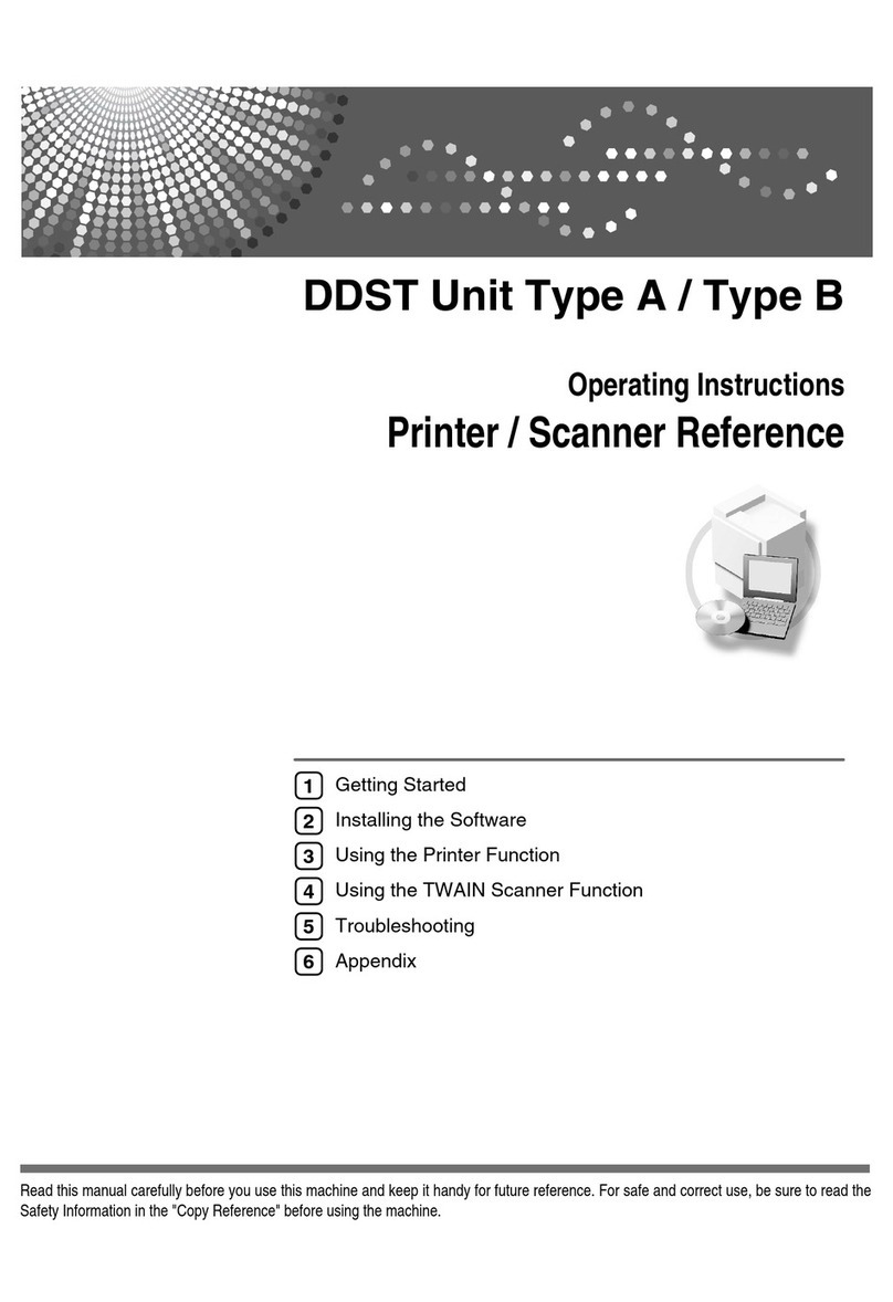 Ricoh DDST A, DDST operating instructions