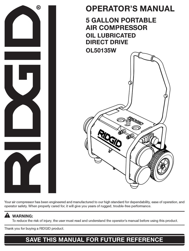 RIDGID OL50135W Operator's manual