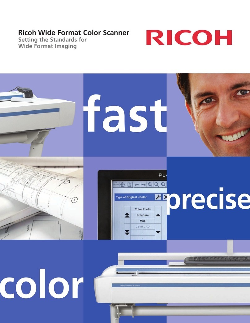 Ricoh Wide Format Color Scanner User manual