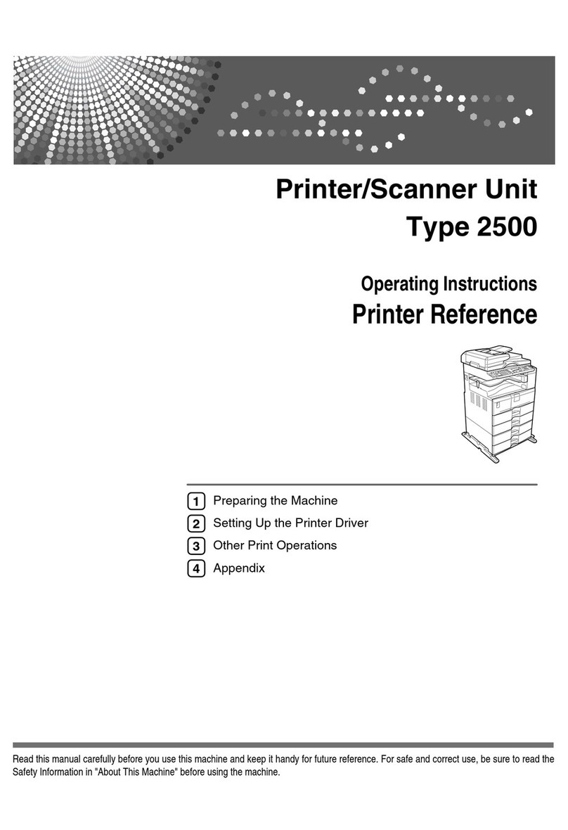 Ricoh FAX Option Type 2500 Service manual