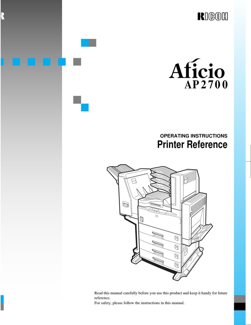 Ricoh Aficio AP2700 Service manual