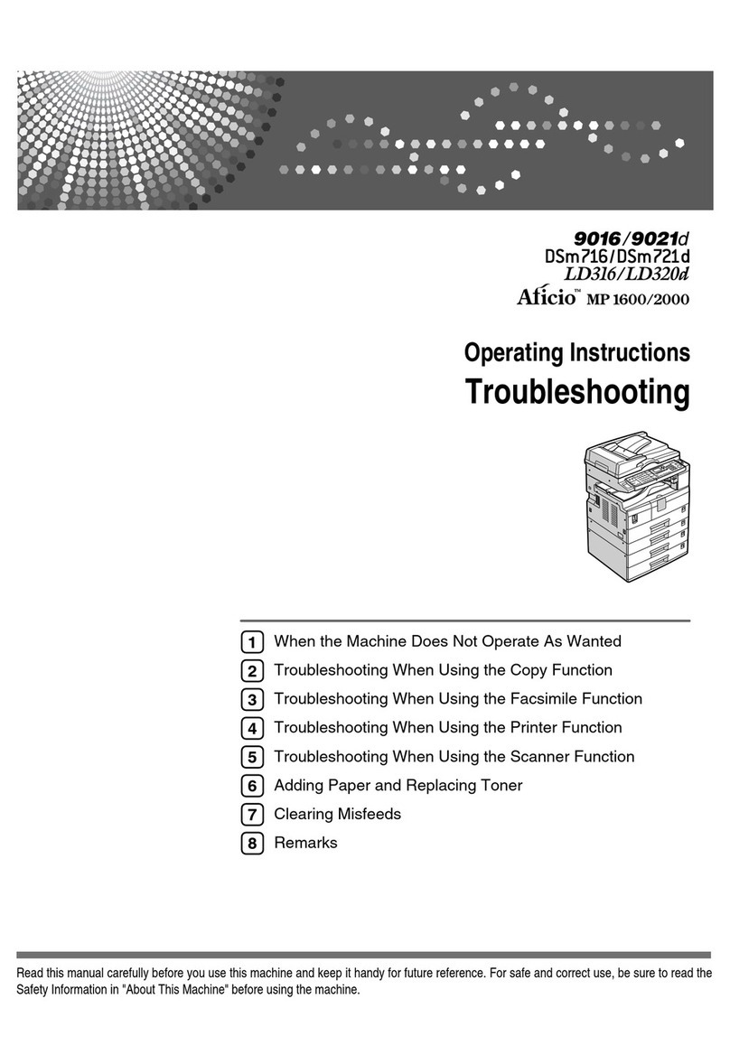 Ricoh 9016 User manual