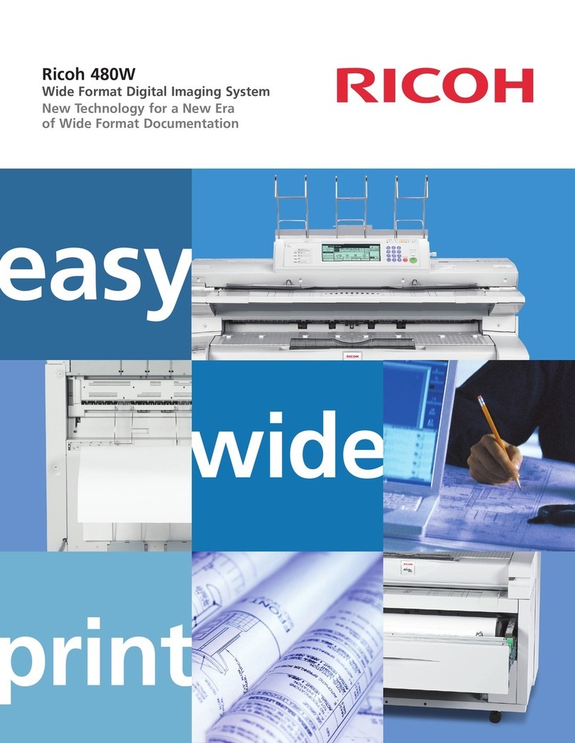 Ricoh Aficio 480W User manual