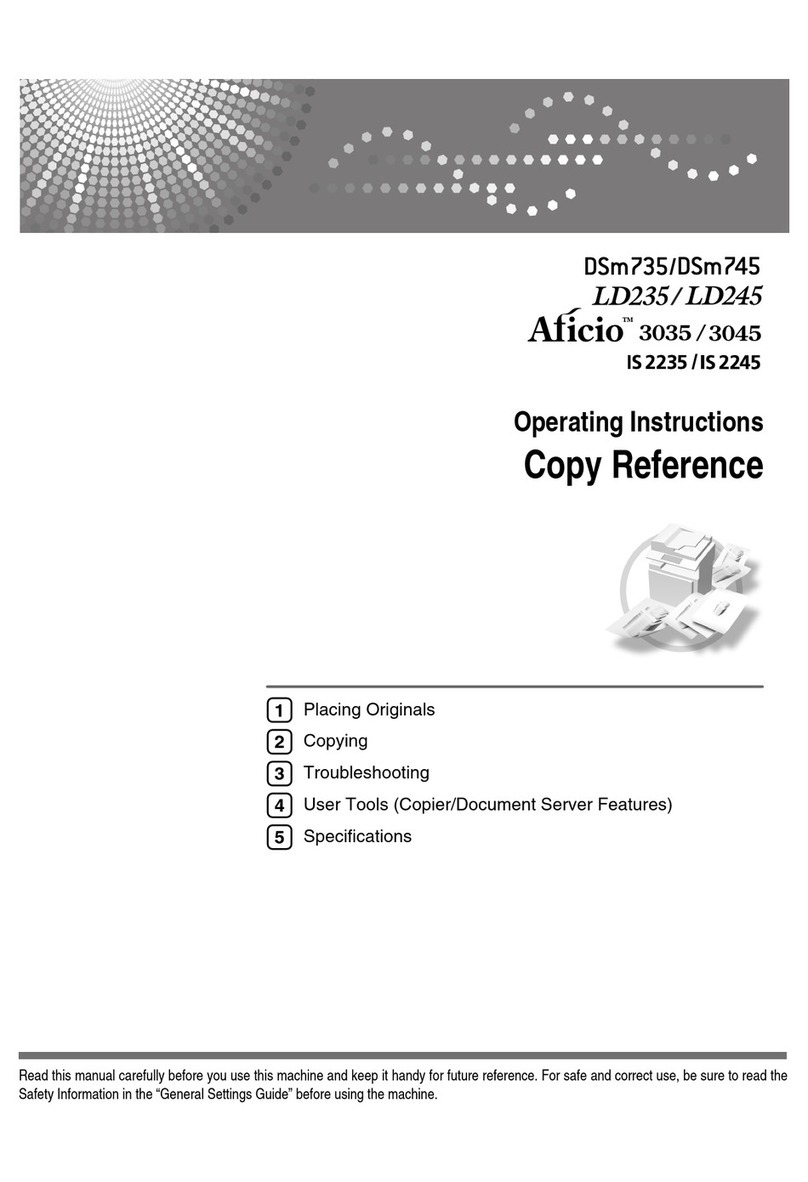 Ricoh 152235 User manual