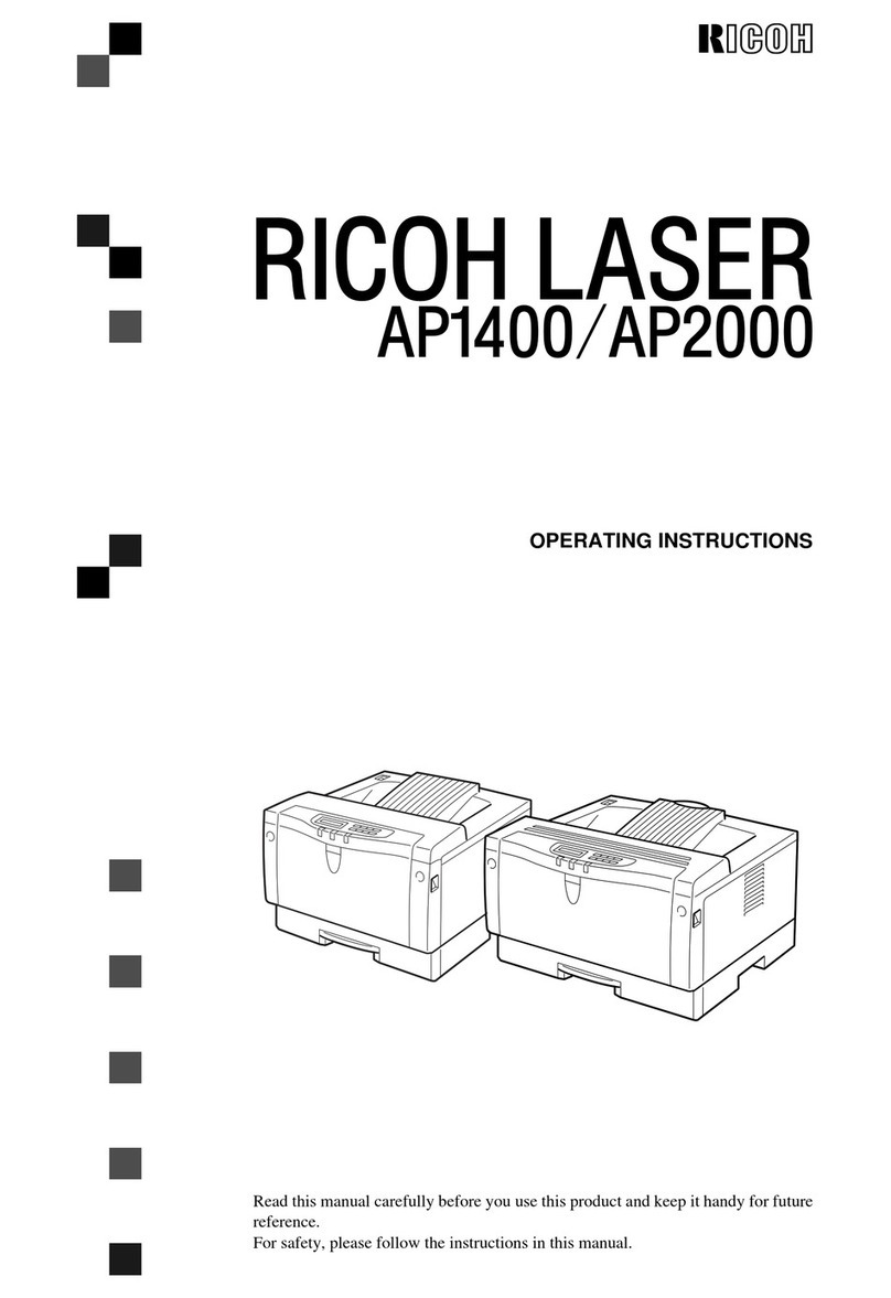 Ricoh AP1400/AP2000 User manual