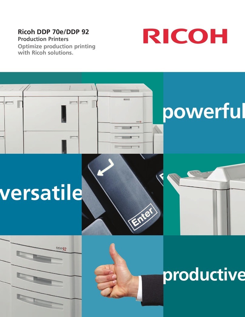 Ricoh DDP 92 Brochure & specs