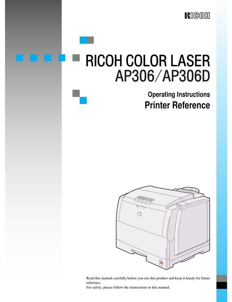 Ricoh AFICIO AP306 Service manual