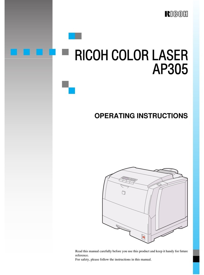 Ricoh AP305 User manual