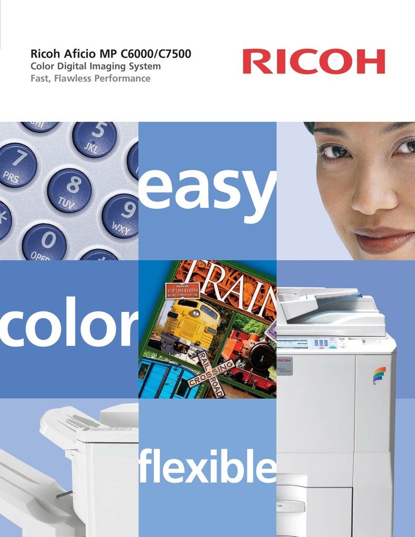 Ricoh Aficio MP C6000 User manual