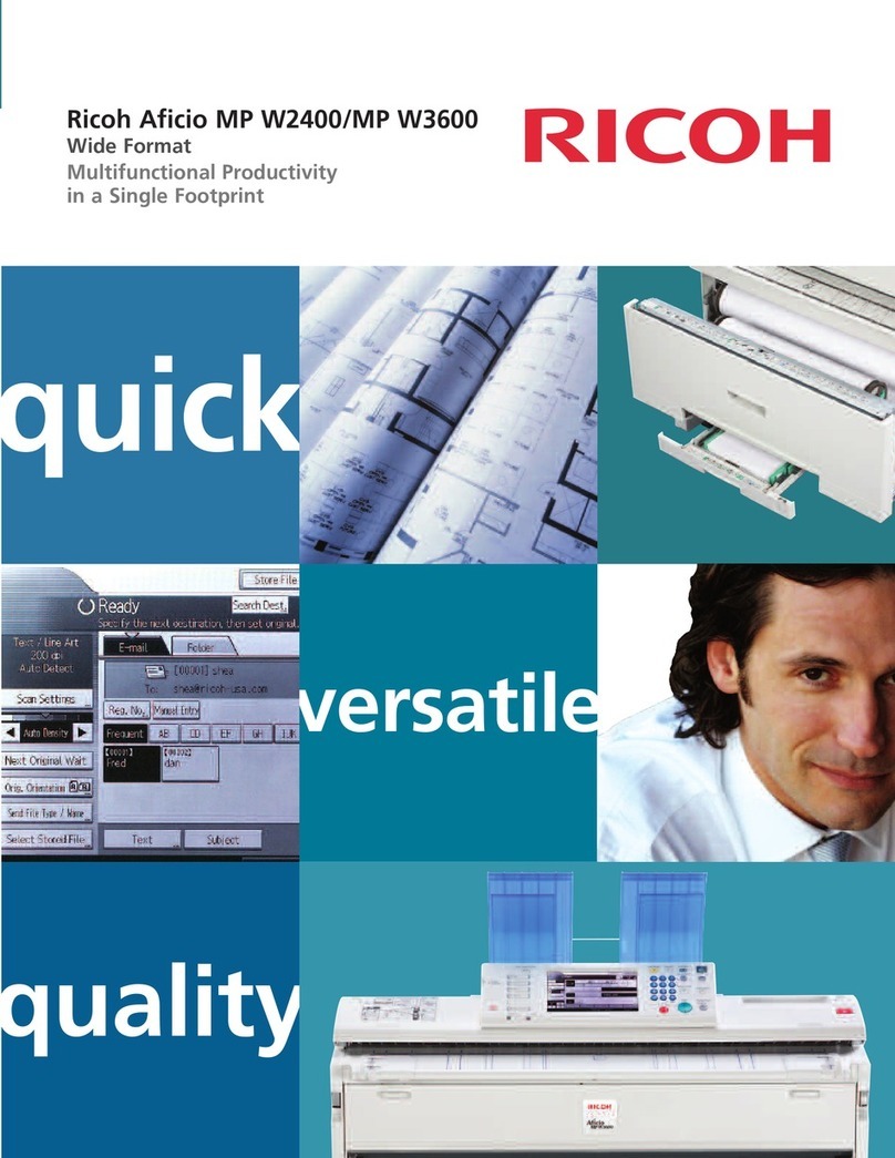 Ricoh Aficio MP W2400 User manual