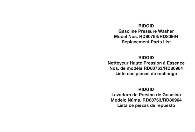 RIDGID RD80964 Application guide