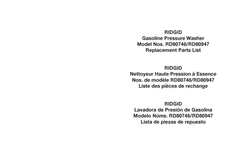 RIDGID RD80746 Application guide