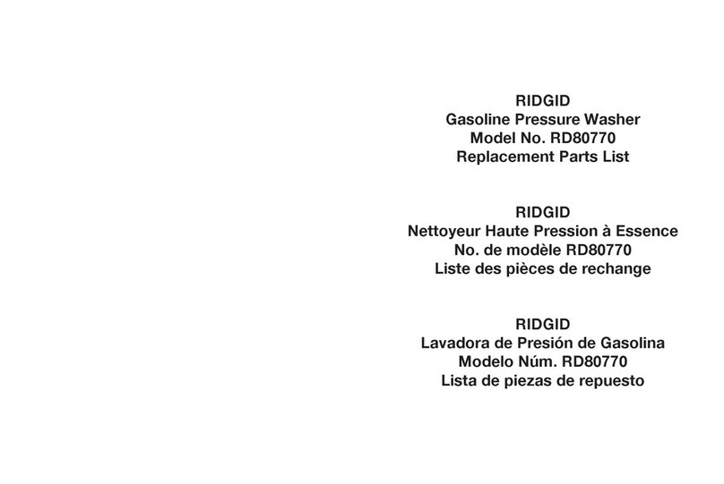 RIDGID RD80770 Application guide