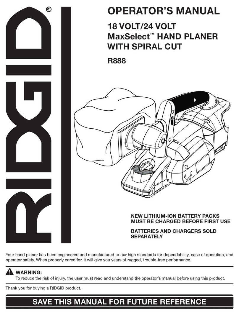 RIDGID R888 Operator's manual